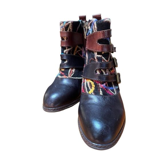 Spring Step L'Artiste Women's Redding Boot SZ 38/8 Block Heel Brown/ Tan NWOB - Picture 12 of 12